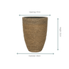 Pot Ben Straw Grass - D40 x H55