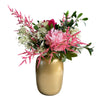 Kunstbloemen - Boeket L - Shiny Pink - 80cm