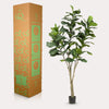 Kunstplant - Ficus Lyrata - Tabaksplant - 210cm