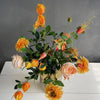 Kunstbloemen - Boeket L - Pretty Orange - 80cm